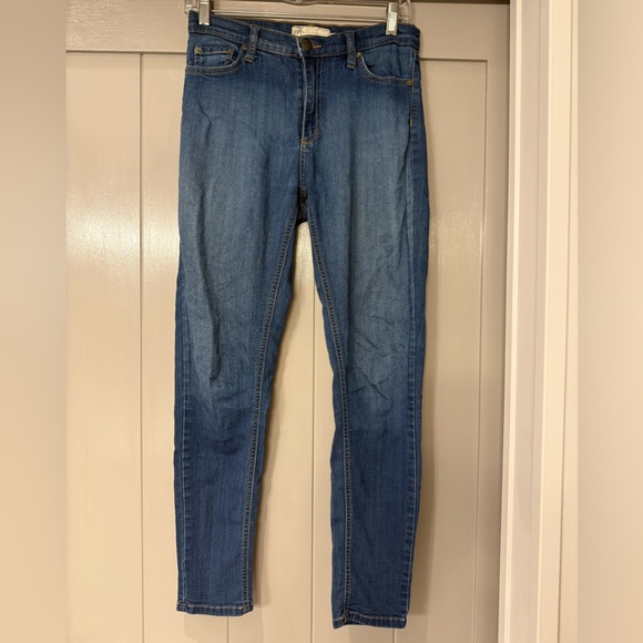 Free People Denim - Free People Medium Wash High Rise Women's Skinny Jeans 27